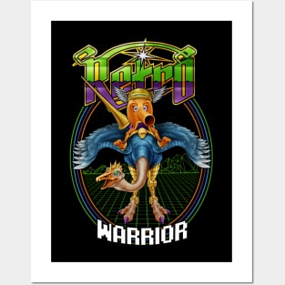 Retro warrior Posters and Art